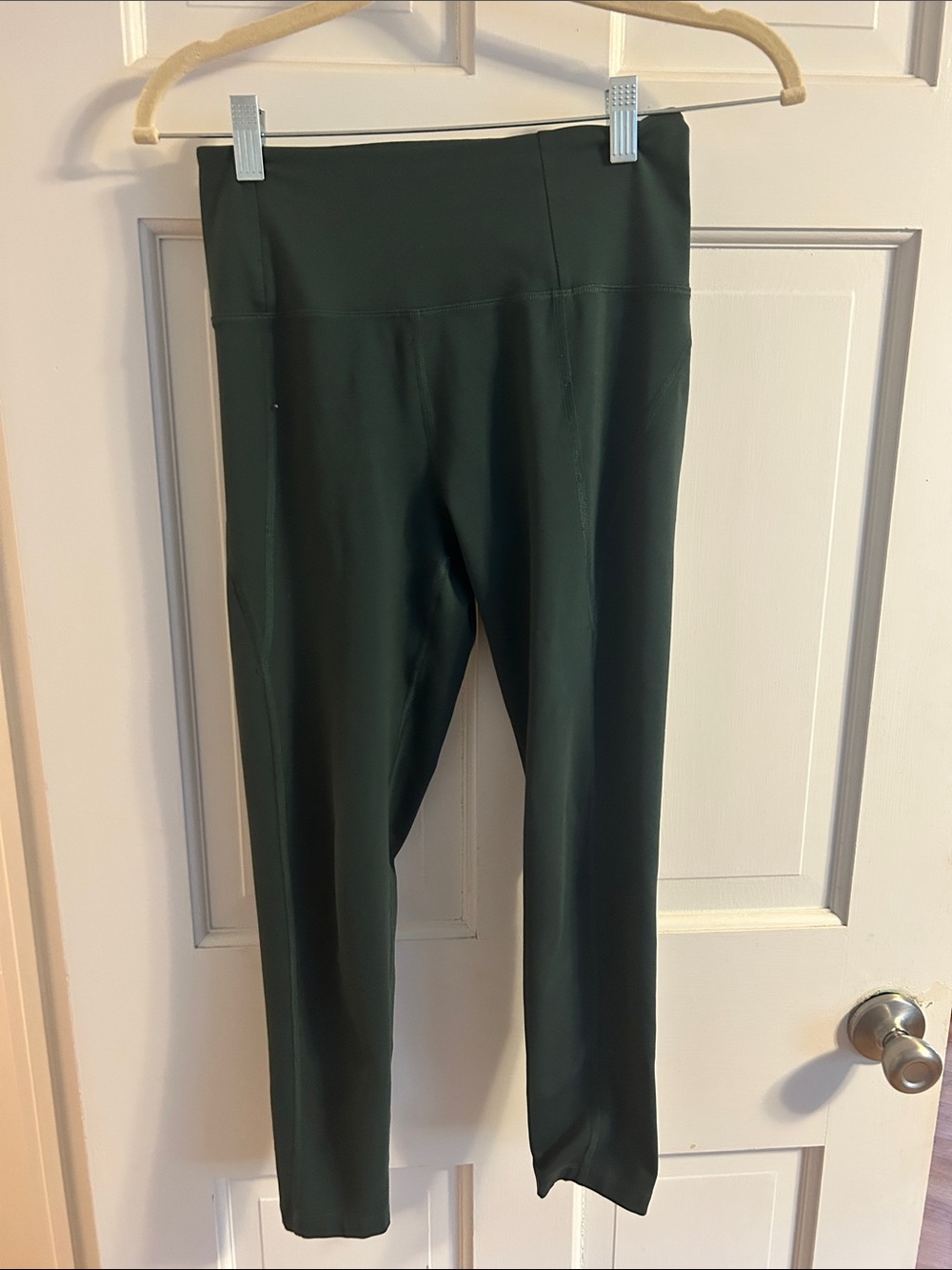 girlfriend collective Deep Green High-Rise Leggings